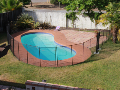 VisiGuard 4 foot tall pool fence VisiGuard 4 foot tall pool fence
