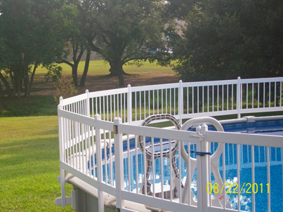 Premium Guard above ground pool safety fencing Premium Guard above ground pool safety fencing