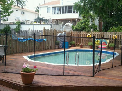 Sentry Safety pool fence EZ Guard line Sentry Safety pool fence EZ Guard line