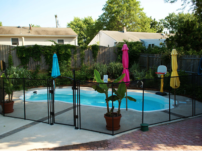 VisiGuard pool fence VisiGuard pool fence