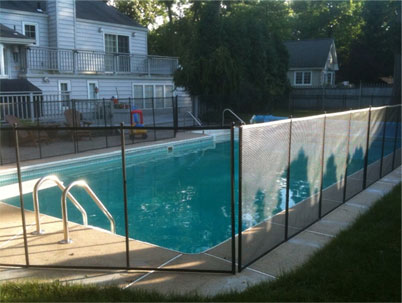 Visi Guard Mesh Pool Fence Installation