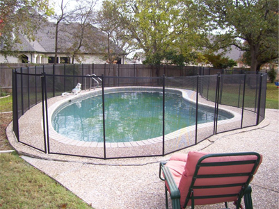 Visi-Guard pool fence Visi-Guard pool fence