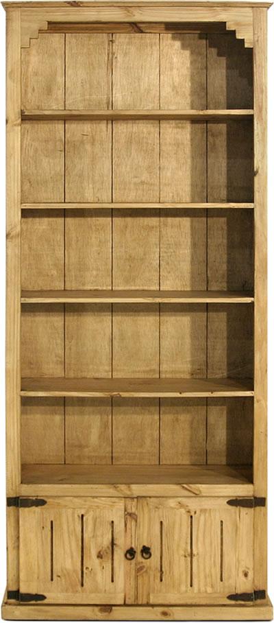 Unfinished Book Cases on Gonzalez   Associates Rustic Bookcases  Bookshelf 36lg Lib3684   Dark