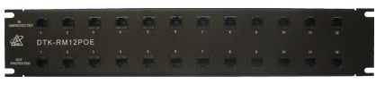 DTK-RM12POE Power Over Ethernet Surge Protector