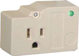 DTK-1F Single Outlet Surge Protector