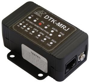 DTK-MRJPOE Power Over Ethernet Power/Data Surge Protection 