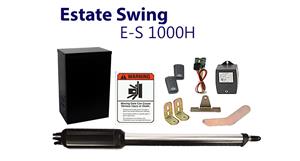 Estate Swing E-S 1000-H Single Swing Gate Opener - w/ AC Charger 