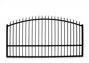 The Estate Swing 14 Foot Long, Aluminum Single Driveway Gate Made in the USA-1