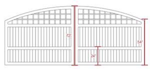 South Hampton Convex Lattice top w/ V Joint Base-1