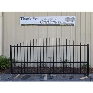 Ready to Ship Single Swing Driveway Gate 11 ft Long Made in USA