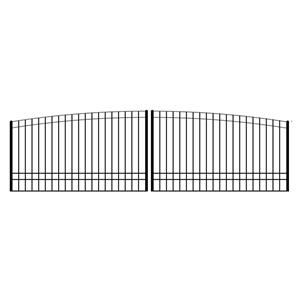 Ready to Ship Dual Swing Driveway Gate 19 ft Long Made in USA