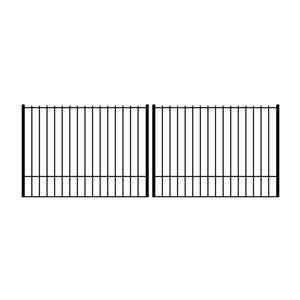 Ready to Ship Dual Swing Driveway Gate 15 ft Long Made in USA