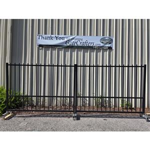 Ready to Ship Dual Swing Driveway Gate 15 ft Long Made in USA