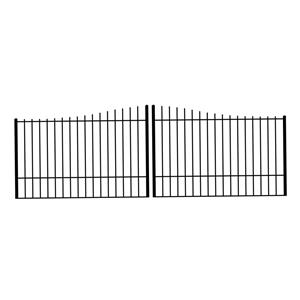 Ready to Ship Dual Swing Driveway Gate 16 ft Long Made in USA