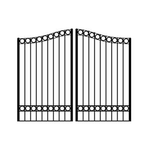 Ready to Ship Dual Swing Driveway Gate 9 ft Long Made in USA