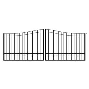 Ready to Ship Dual Swing Driveway Gate 14 ft Long Made in USA