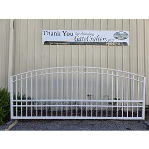 Ready to Ship Single Swing Driveway Gate 12 ft Long Made in USA