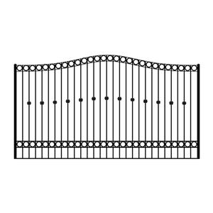 Ready to Ship Single Swing Driveway Gate 13 ft Long Made in USA