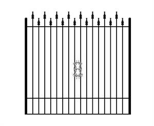 Driveway Gates - Hilldale Estate Gate (Single 8