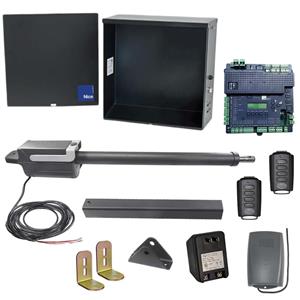 Apollo TITAN Solar Single Swing Gate Opener Kit W/ Free Receiver & Remote - AC & 1050 Board