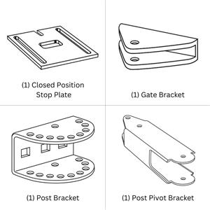 (HB4000 BRACKET SET) Bracket Kit for GTO SW4000XLS