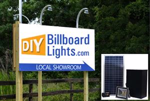 5' x 8' Solar LED Sign Lighting Kit with 850 Lumens