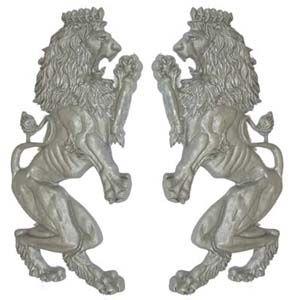 Decorative Aluminum Britannic Lions