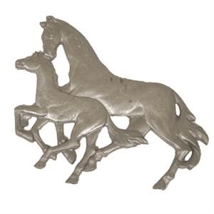 Decorative Aluminum Horse and Colt