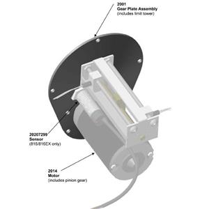 Gear Plate Assembly for Apollo 1500/1600/1550ETL/1650ETL