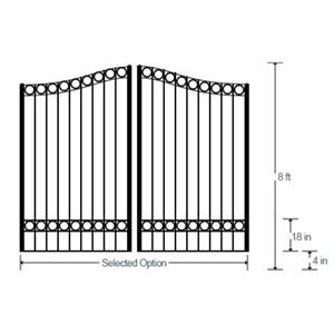 Legacy Estate Gate Dual 8ft