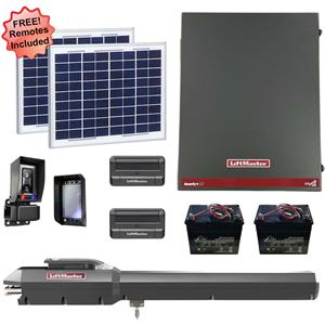 LiftMaster LA500XL20W Single Swing Solar Gate Opener Kit with MyQ Technology