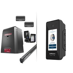 LiftMaster RSL12UL Single Slide Residential/Light Commercial Gate Operator Kit - Gate Opener Kit, CAPXS (Intercom) + 2 Free Remotes 