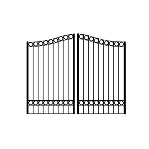 Ready to Ship Dual Swing Driveway Gate 9 ft Long Made in USA