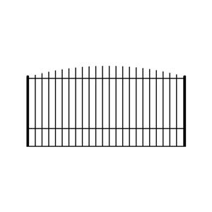 Ready to Ship Single Swing Driveway Gate 11 ft Long Made in USA