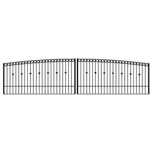 Ready to Ship Dual Swing Driveway Gate 23 ft Long Made in USA