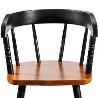Whitewood Industries Black and Cherry Youth Chair