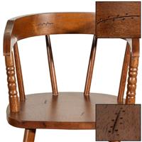 Whitewood Industries Distressed Bourbon Oak Youth Chair