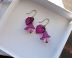 Plum Sparkle Earrings